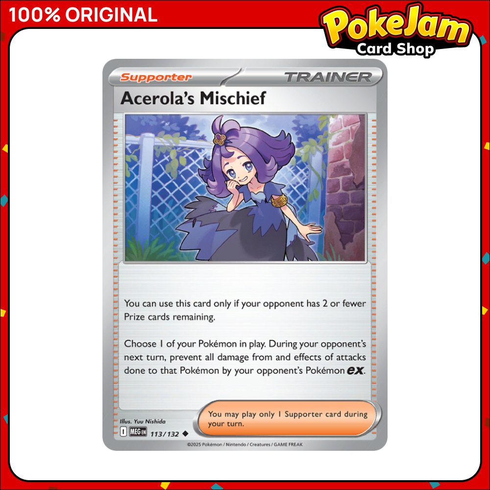 Acerola's Mischief 113/132 - Uncommon - Mega Evolution - Pokemon Card