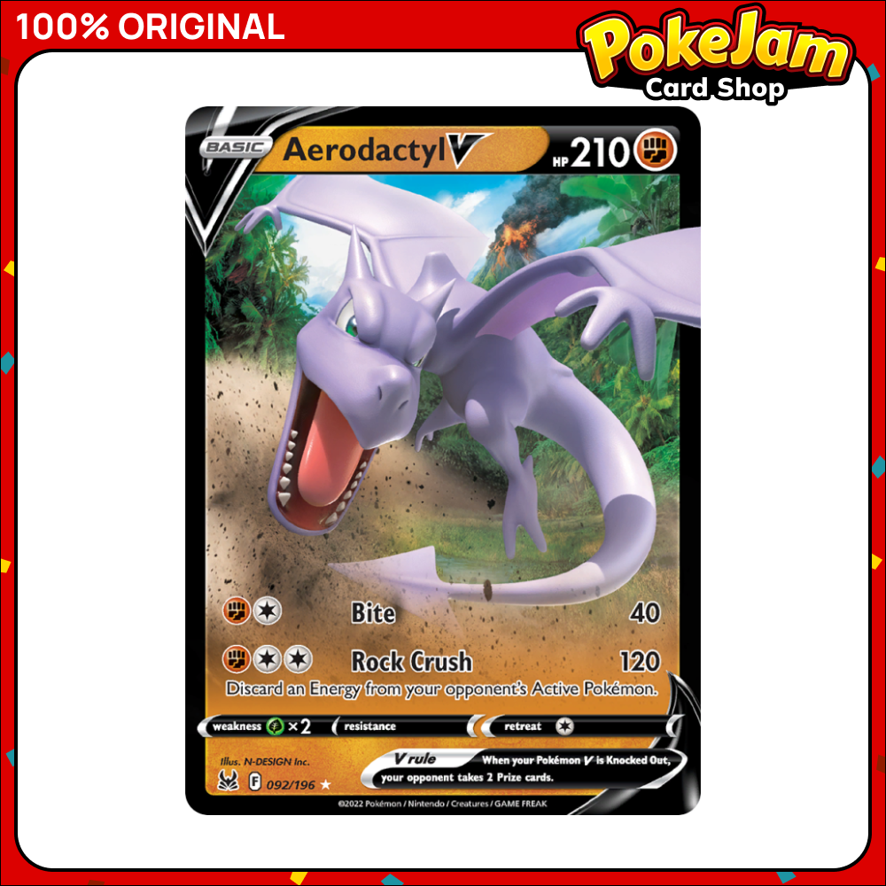 Aerodactyl V - 092/196 - Ultra Rare - Sword & Shield: Lost Origin - Pokemon TCG