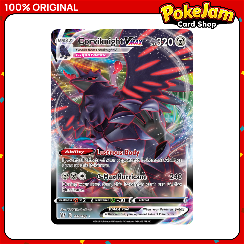 Corviknight VMAX - 110/163 - Ultra Rare - Sword & Shield: Battle Styles - Pokemon TCG