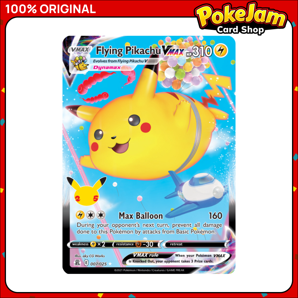 Flying Pikachu VMAX - 7/25 - Ultra Rare - Celebrations - Pokemon TCG
