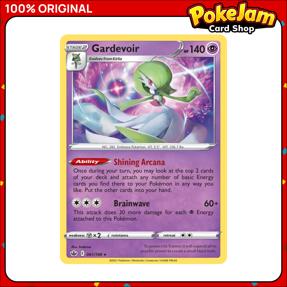 Gardevoir - 061/198 - Holo Rare - Sword & Shield: Chilling Reign - Pokemon TCG