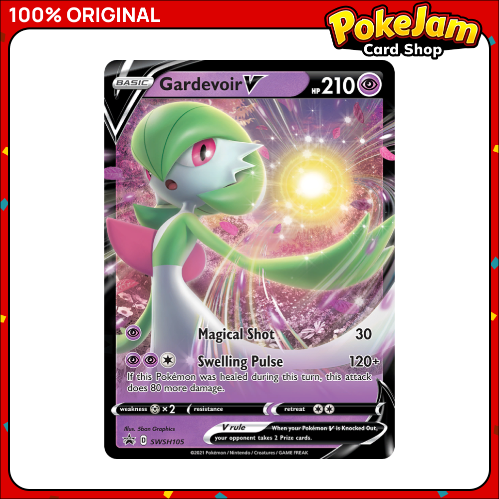 Gardevoir V - SWSH105/107 - None - SWSH Black Star Promos - Pokemon Card