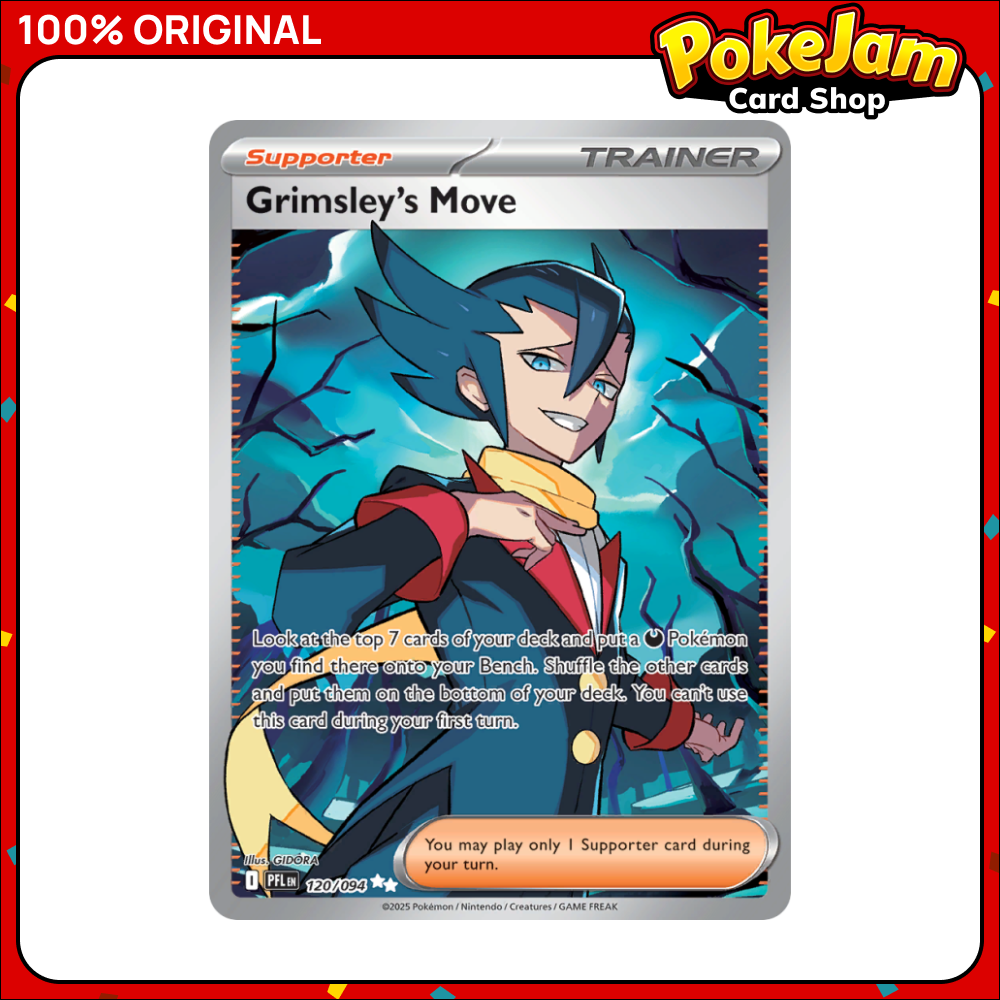 Grimsley's Move 120/94 - Ultra Rare - Phantasmal Flames - Pokemon Card