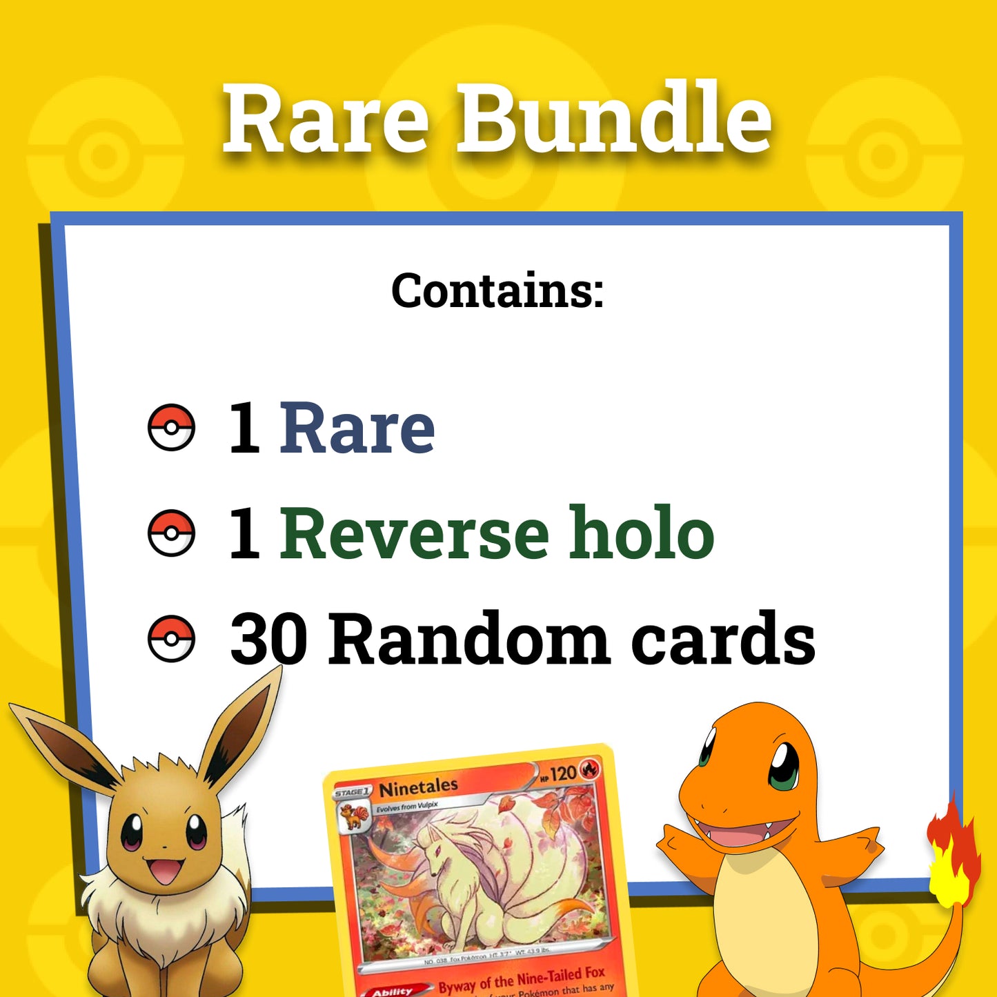 Pokemon Card Happy Bundles - Guaranteed Card Packs - TCG Trading Card Game