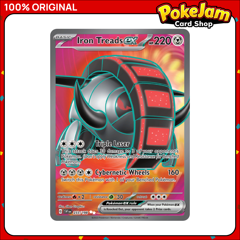 Iron Treads ex - 233/198 - Full Art Secret Rare - Scarlet & Violet (Base Set) - Pokemon TCG
