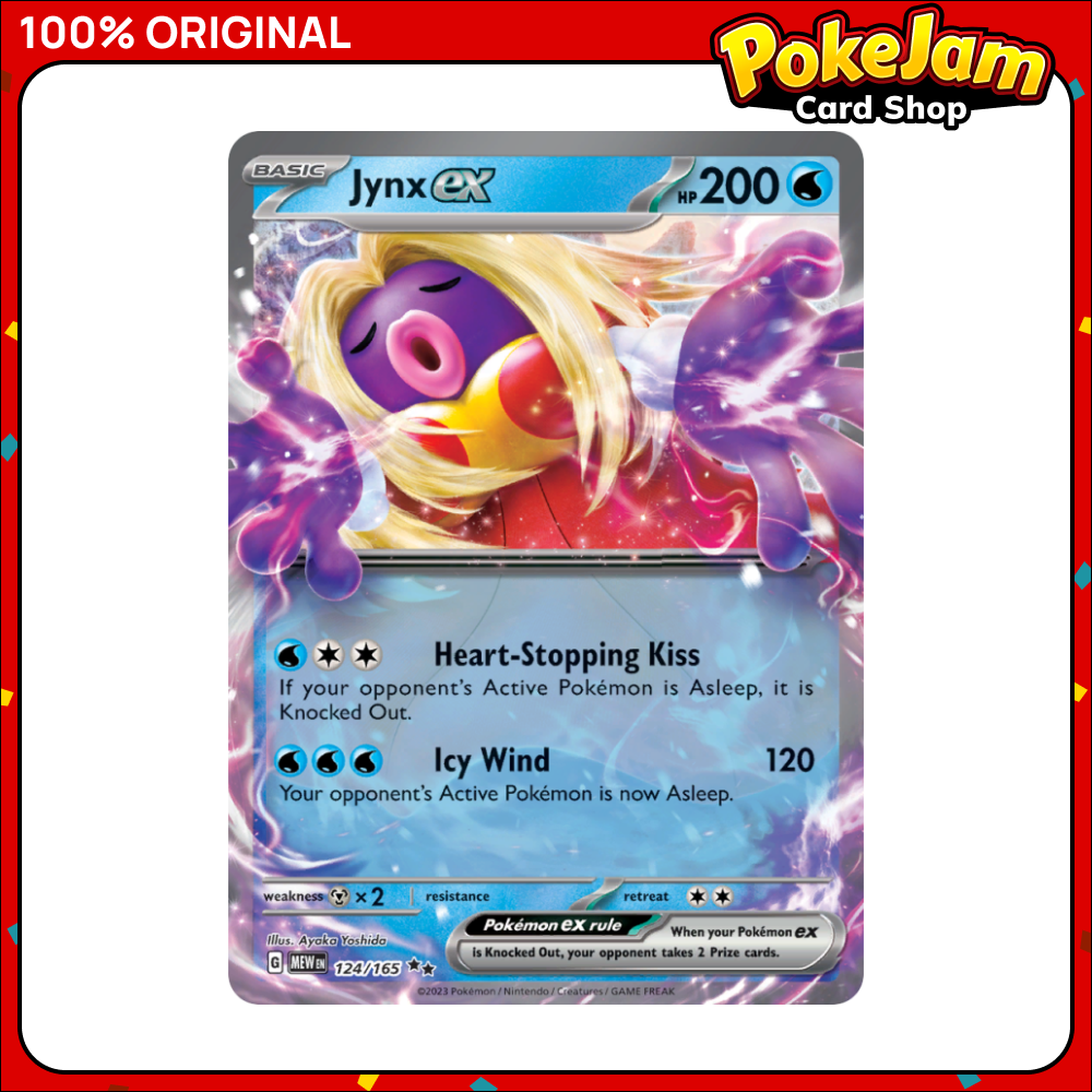 Jynx ex - 124/165 - Ultra Rare - Scarlet & Violet 151 - Pokemon TCG