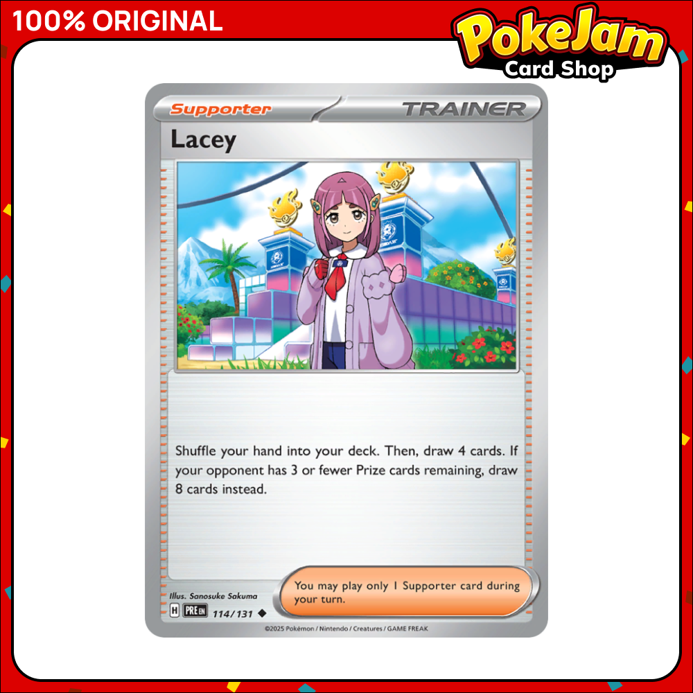 Lacey 114/131 - Uncommon - Prismatic Evolutions - Pokemon Card