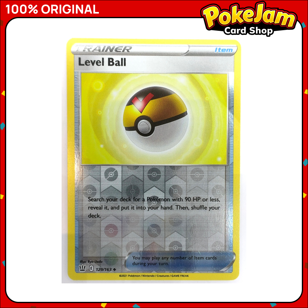 Level Ball 129/163 - Reverse Hologram - Battle Styles - Pokemon Card