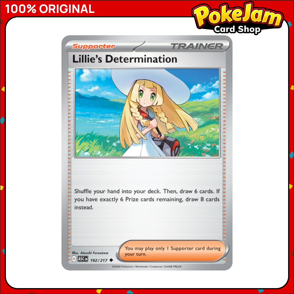 Lillie's Determination 192/217 - Uncommon - Ascended Heroes - Pokemon Card