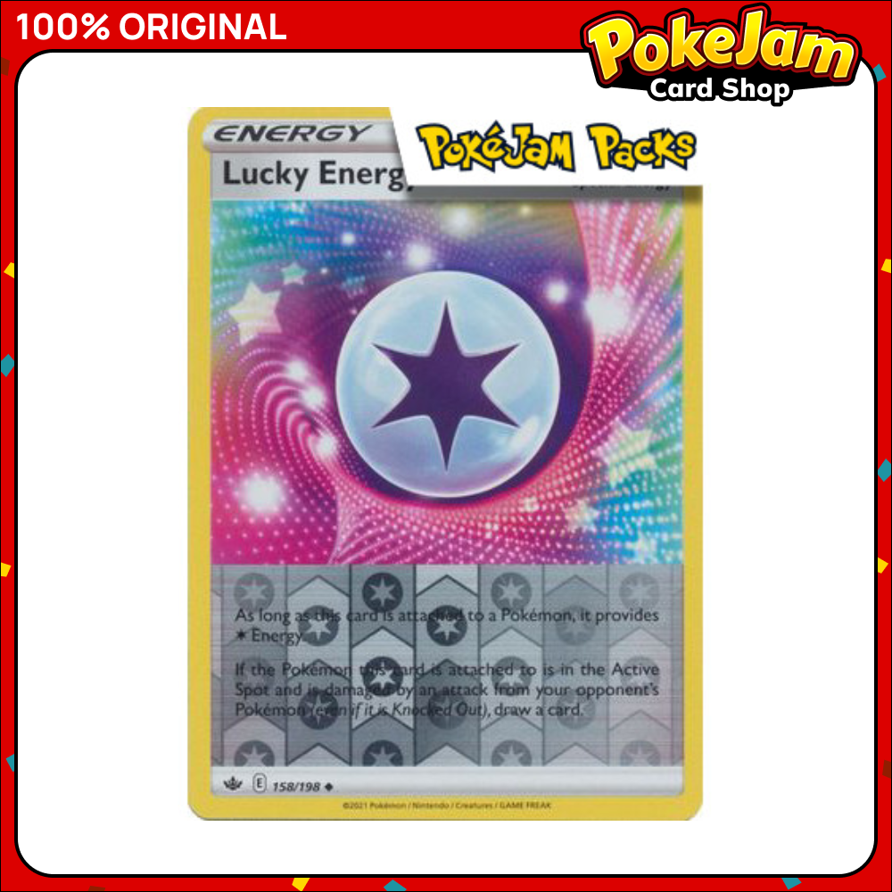 Lucky Energy - 158/198 - Uncommon Reverse Holo - Chilling Reign - Pokemon TCG