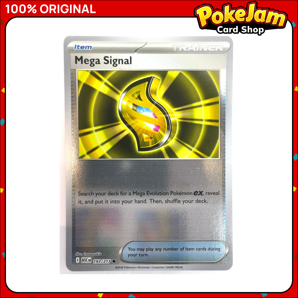 Mega Signal 193/217 - Reverse Hologram - Ascended Heroes - Pokemon Card