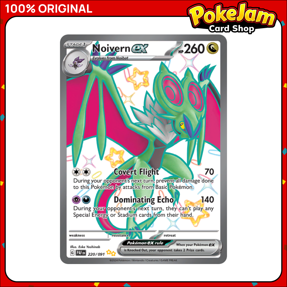 Noivern ex - 220/091 - Shiny Ultra Rare - Paldean Fates - Pokemon TCG