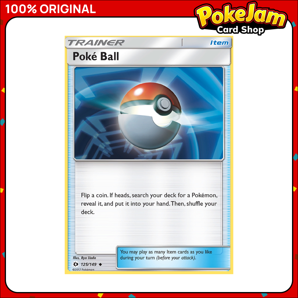Poke Ball 125/149 - Uncommon - Sun & Moon - Pokemon Card