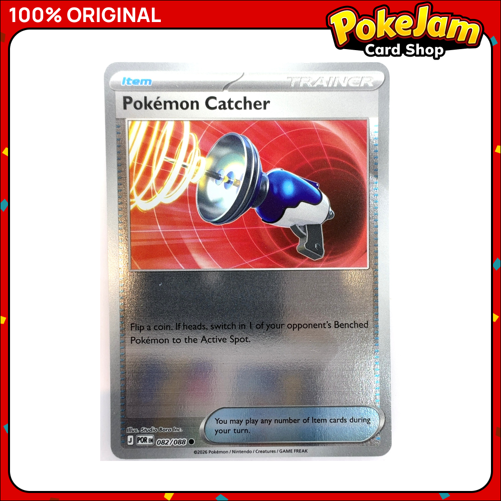 Pokemon Catcher 82/88 - Reverse Hologram - Perfect Order - Pokemon Card