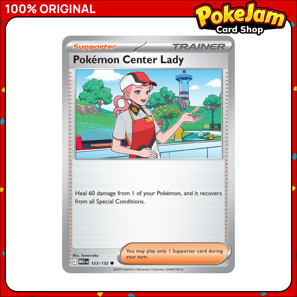 Pokemon Center Lady 123/132 - Common - Mega Evolution - Pokemon Card