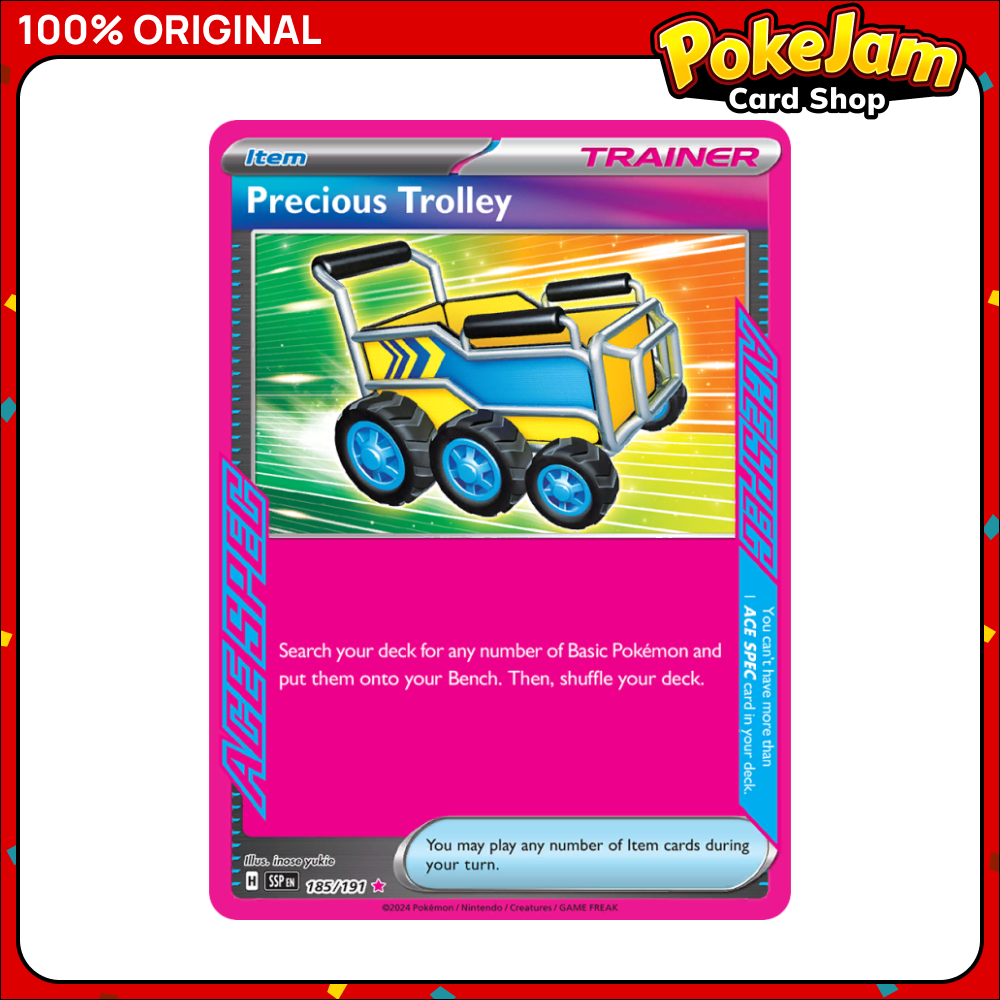 Precious Trolley 185/191 - ACE SPEC Rare - Surging Sparks - Pokemon Card