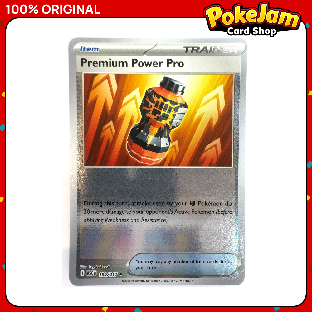 Premium Power Pro 199/217 - Reverse Hologram - Ascended Heroes - Pokemon Card