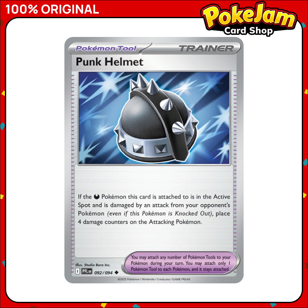 Punk Helmet 92/94 - Uncommon - Phantasmal Flames - Pokemon Card