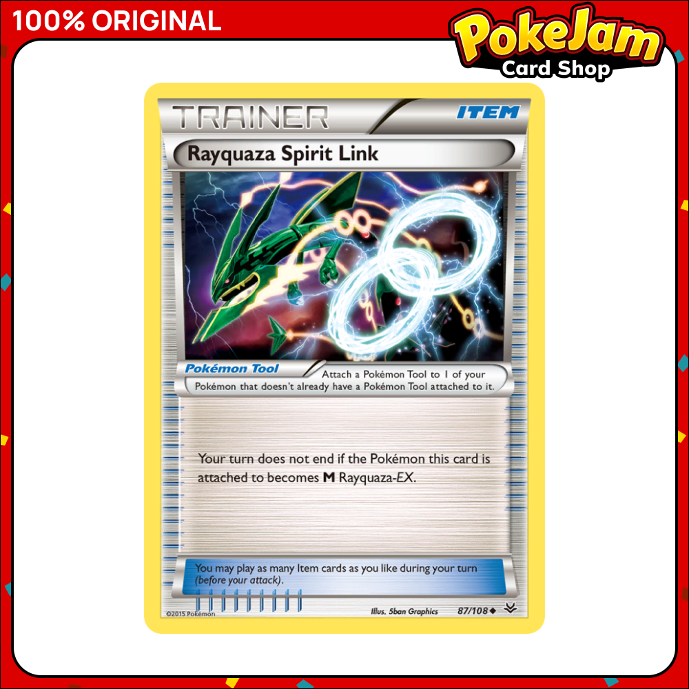 Rayquaza Spirit Link 87/108 - Uncommon - Roaring Skies - Pokemon Card