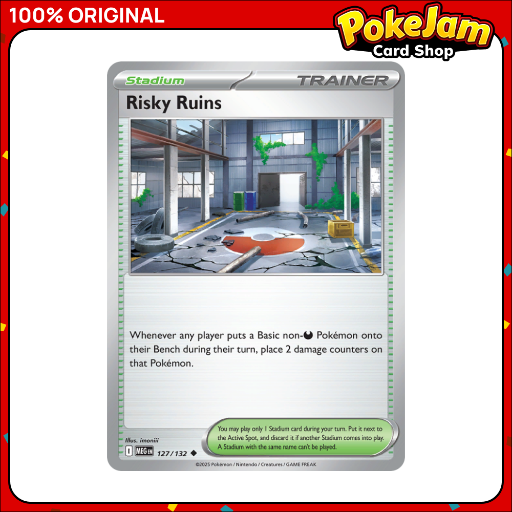 Risky Ruins 127/132 - Uncommon - Mega Evolution - Pokemon Card