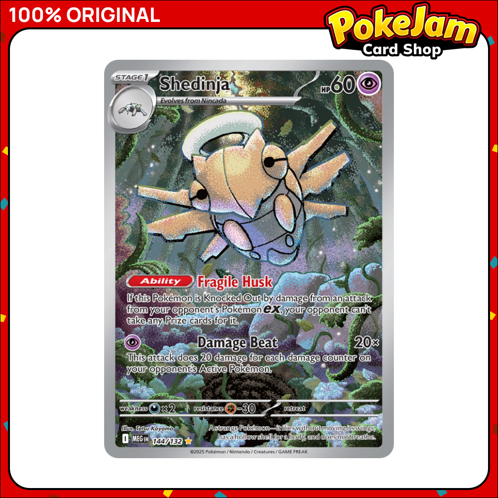 Shedinja 144/132 - Illustration Rare - Mega Evolution - Pokemon Card