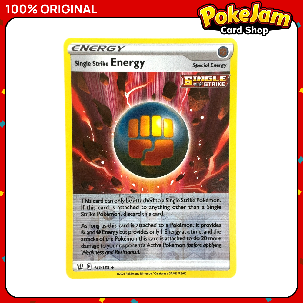 Single Strike Energy 141/163 - Reverse Hologram - Battle Styles - Pokemon Card