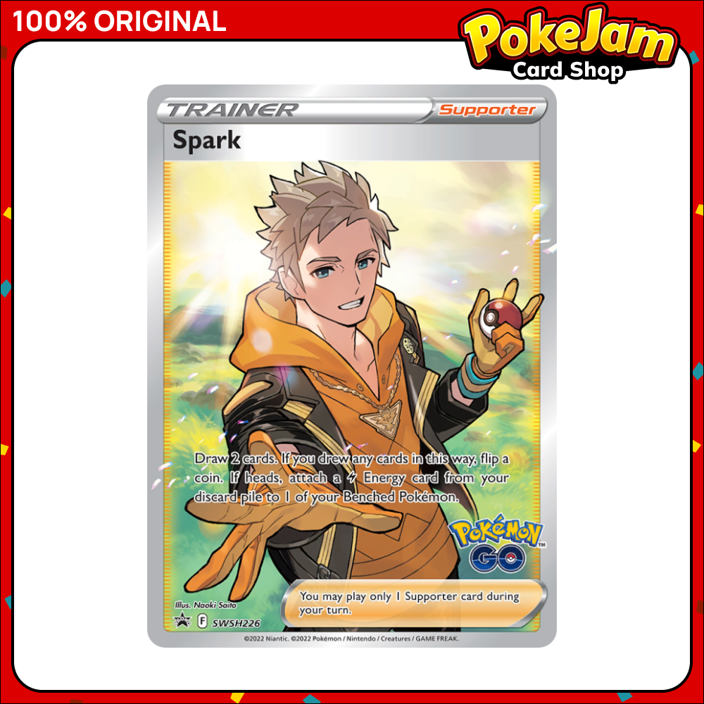 Spark SWSH226 - Full Art - SWSH Black Star Promos - Pokemon Card