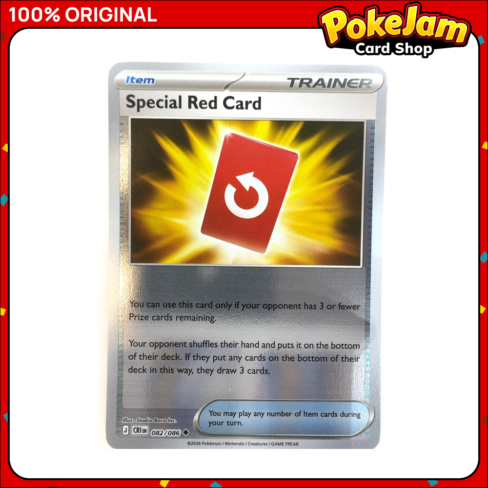 Special Red Card 82/86 - Reverse Hologram - Chaos Rising - Pokemon Card