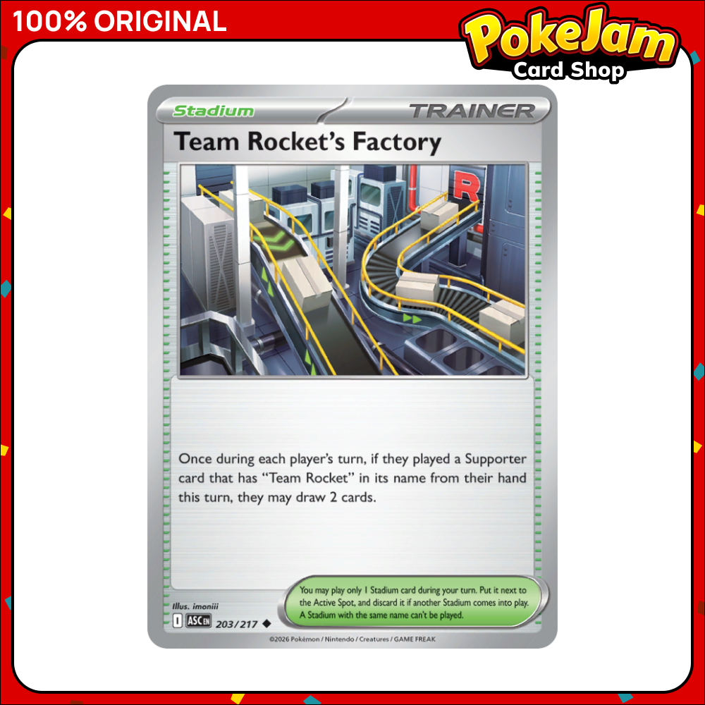 Team Rocket's Factory 203/217 - Uncommon - Ascended Heroes - Pokemon Card