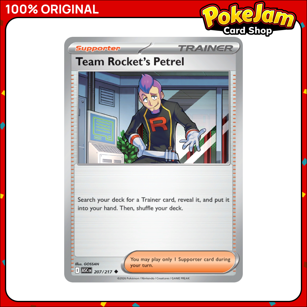 Team Rocket's Petrel 207/217 - Uncommon - Ascended Heroes - Pokemon Card