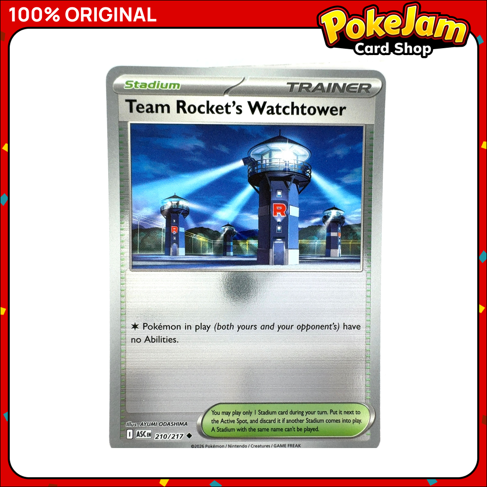 Team Rocket's Watchtower 210/217 - Reverse Hologram - Ascended Heroes - Pokemon Card