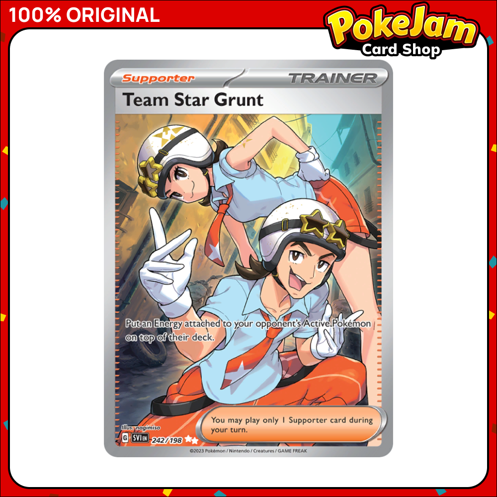 Team Star Grunt - 242/198 - Full Art Secret Rare - Scarlet & Violet - Pokemon TCG