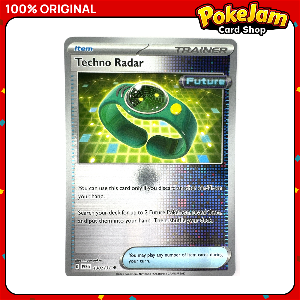 Techno Radar 180/182 - Reverse Hologram - Paradox Rift - Pokemon Card