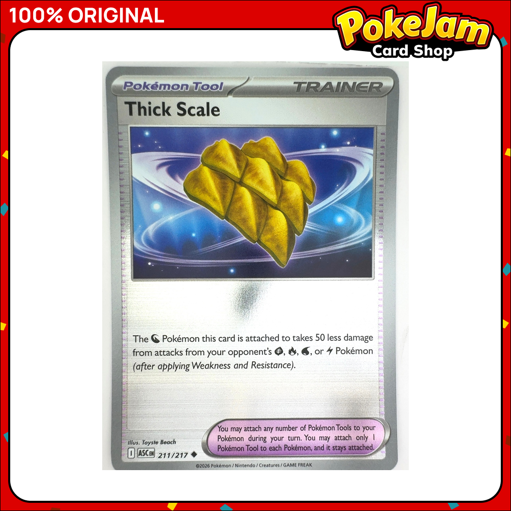 Thick Scale 211/217 - Reverse Hologram - Ascended Heroes - Pokemon Card