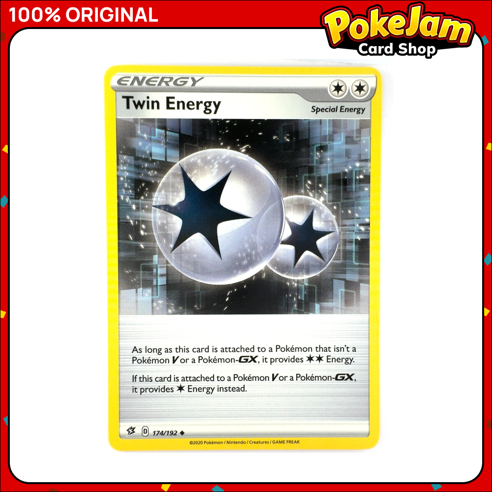 Twin Energy 174/192 - Uncommon - Rebel Clash - Pokemon Card