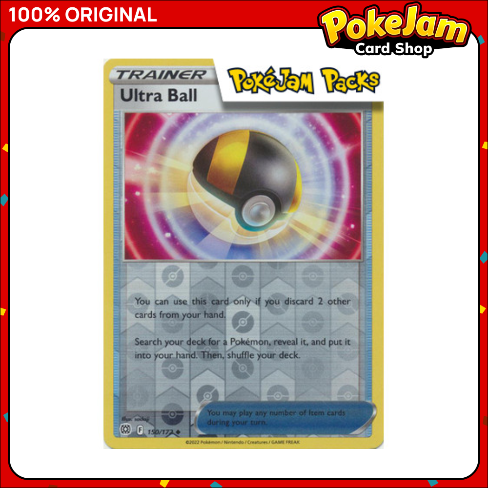 Ultra Ball - 150/172 - Uncommon Reverse Holo - Brilliant Stars - Pokemon TCG
