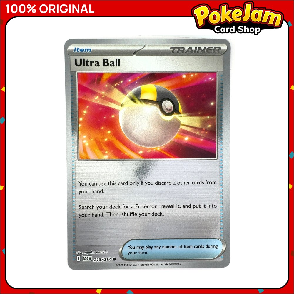 Ultra Ball 213/217 - Reverse Hologram - Ascended Heroes - Pokemon Card