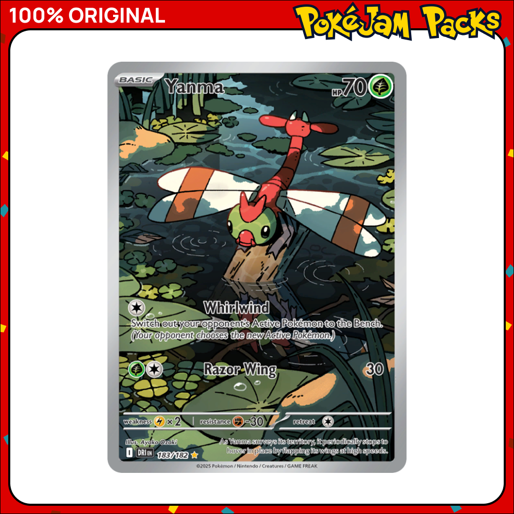 Yanma - 183/182 - Illustration Rare - Destined Rivals - Pokemon Card