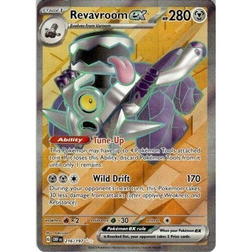 Revavroom ex - 216/197 - Full Art Secret Rare - Obsidian Flames - Pokemon TCG