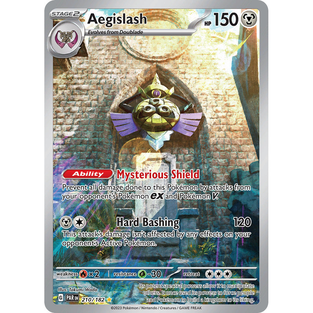 Aegislash - 210/182 - Illustration Rare - Scarlet & Violet: Paradox Rift - Pokémon TCG