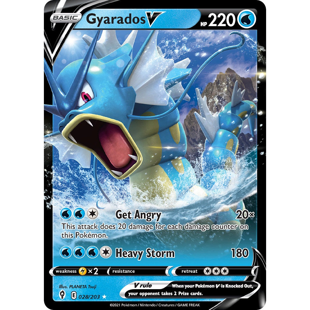 Gyarados V - 028/203 - Ultra Rare - Evolving Skies - Pokemon TCG