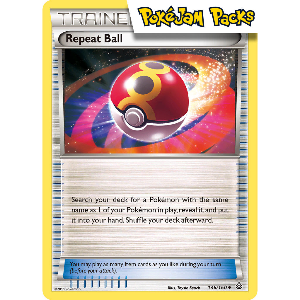 Repeat Ball - 136/160 - Uncommon - XY: Primal Clash - Pokémon TCG
