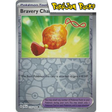 Bravery Charm - 173/193 - Uncommon Reverse Holo - Paldea Evolved - Pokémon TCG