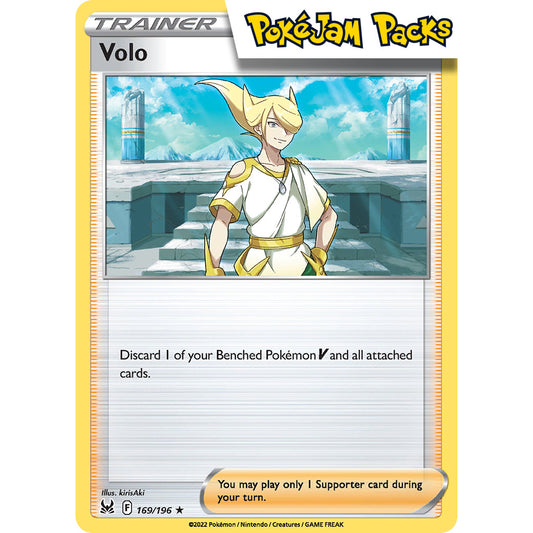 Volo - 169/196 - Holo Rare - Lost Origin - Pokémon TCG