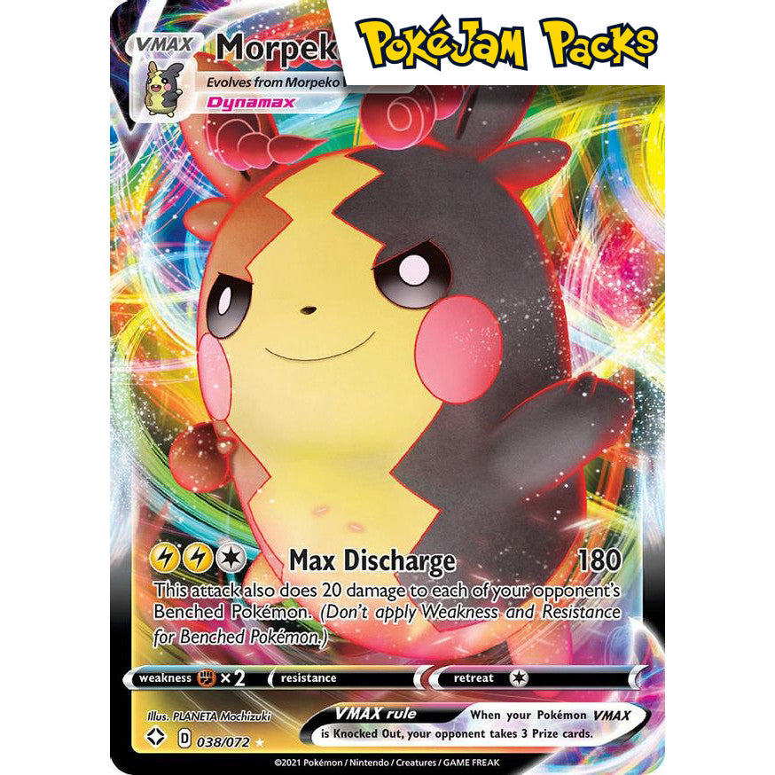 Morpeko VMAX - 038/072 - Ultra Rare - Shining Fates - Pokémon TCG