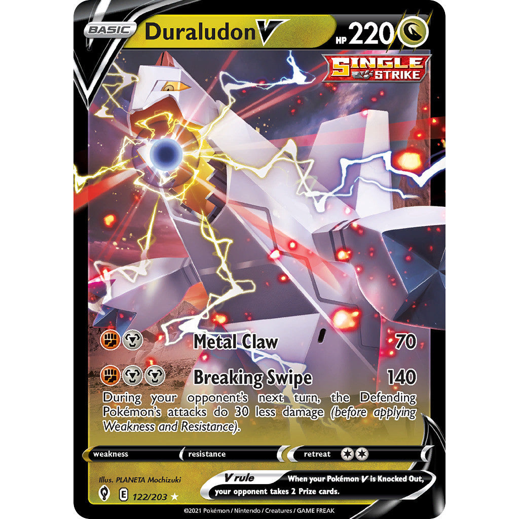 Duraludon V - 122/203 - Ultra Rare - Sword & Shield: Evolving Skies - Pokémon TCG