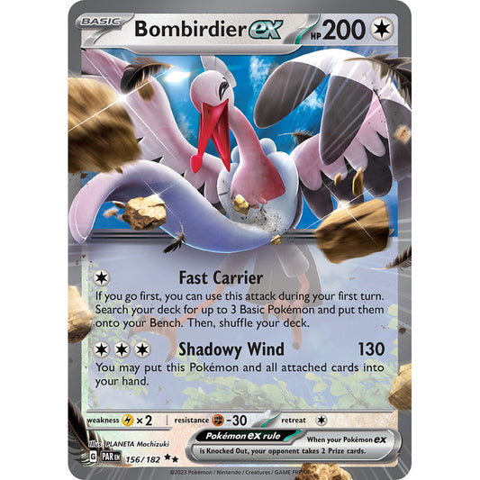 Bombirdier ex - 156/182 - Ultra Rare - Scarlet & Violet: Paradox Rift - Pokémon TCG