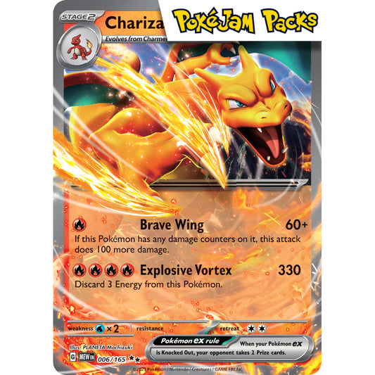 Charizard ex - 006/165 - Ultra Rare - Scarlet & Violet 151 - Pokémon TCG