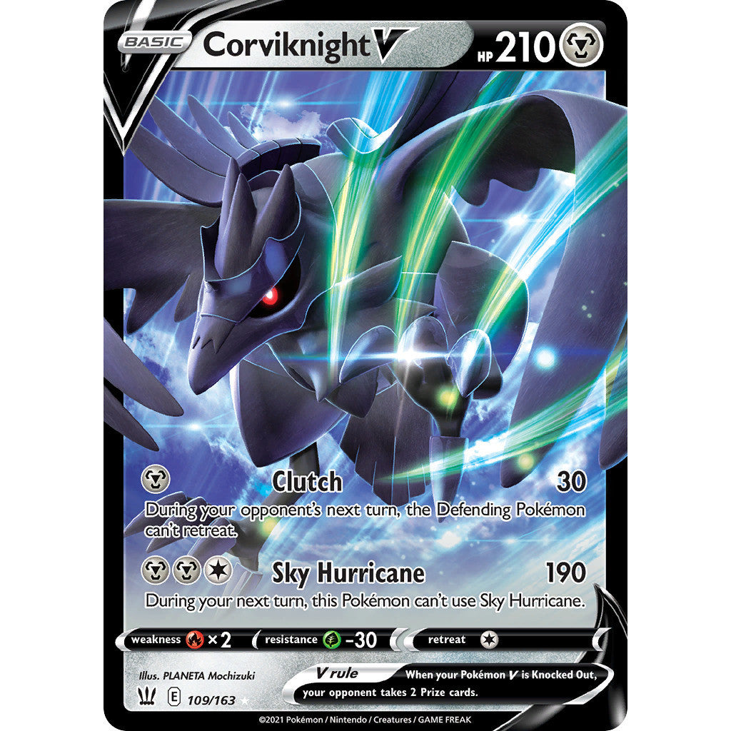 Corviknight V - 109/163 - Ultra Rare - Sword & Shield: Battle Styles - Pokémon TCG