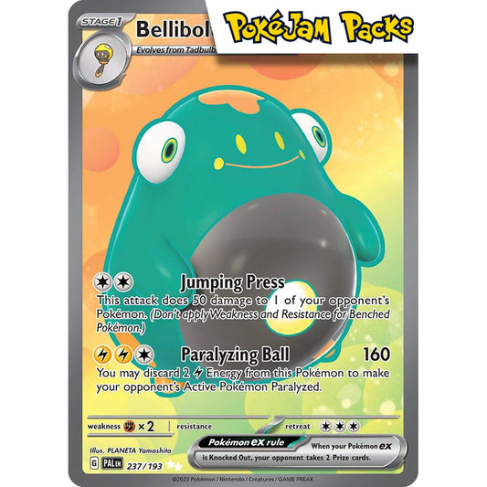 Bellibolt ex - 237/193 - Full Art Secret Rare - Scarlet & Violet: Paldea Evolved - Pokémon TCG